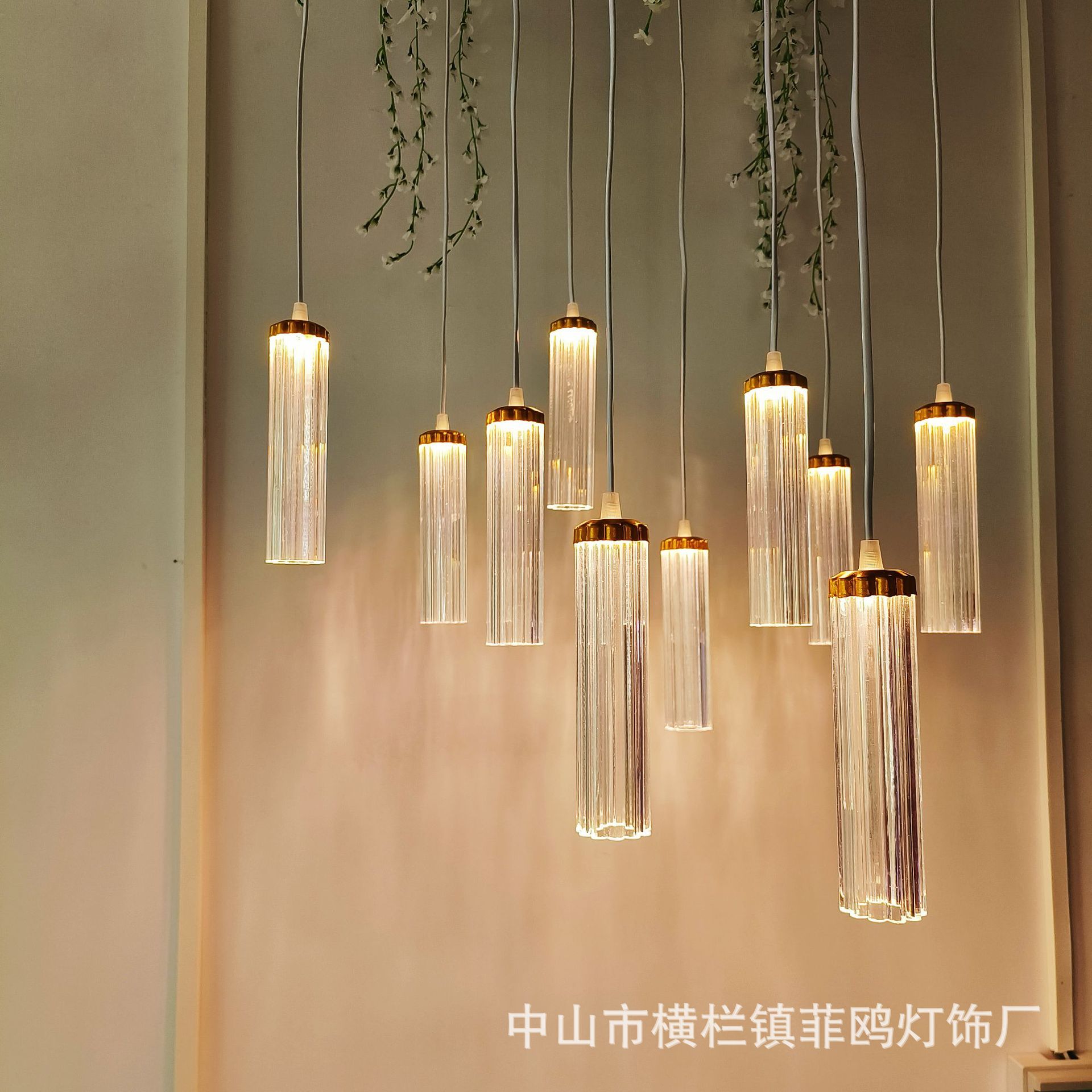 婚庆舞台10头亚克力发光梅花管灯