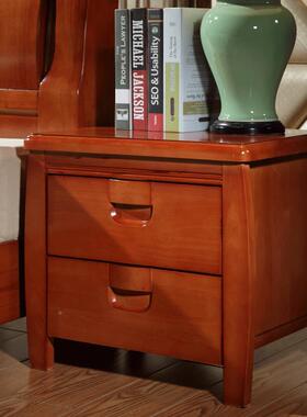 实纳木床头柜家用卧室床迷边柜简约现FOO储代简易收柜你小型轻奢