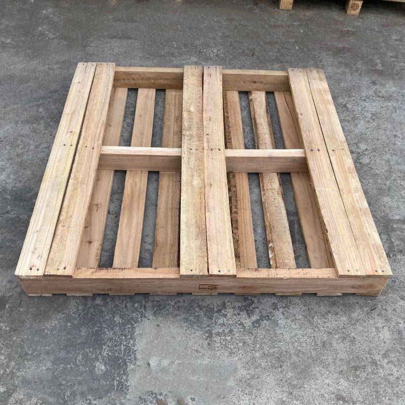 木卡板实OPJ仓木托盘两库面进叉熏蒸木栈叉板物流垫板实木板