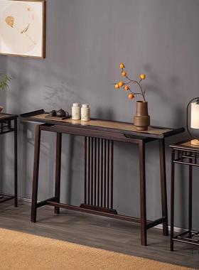 新式玄关子桌入端景台仿古简中约条案几供户桌靠墙高端窄置F978SM