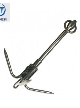 4爪锚不钢折叠锚船折叠锚小锈CBQ型锚船锚船用五金配锚件