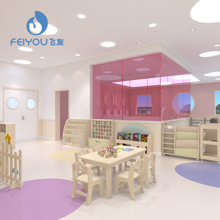 幼儿园实木笑脸椅组合厂家直销