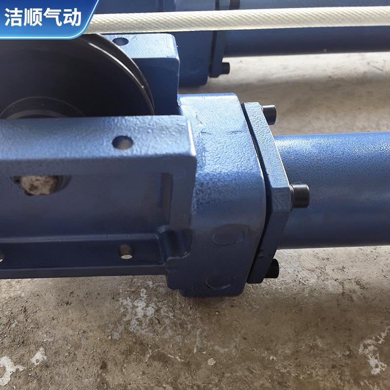 用小型QG702L型缆气缸4大0/50/6索3/80重型推力气缸双作铁气缸