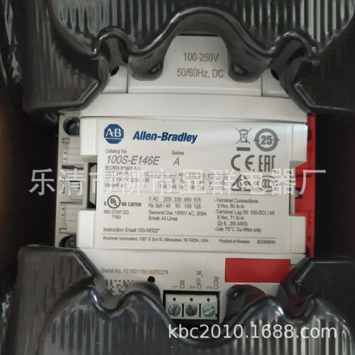 AB 接触器100S-E146KN11 100S-E146KD11 100S-E146KJ11 订货