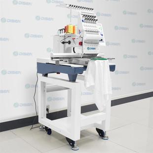 9针单头电帽绣机机全脑脑356自动电绣花广州单头刺绣机高速绣花机