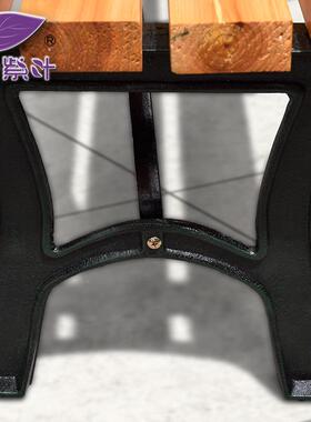 紫户外长凳公园排椅公园椅外长20170801椅庭院长条椅户腐防木叶休