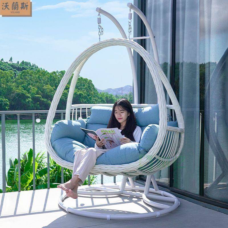 网红双人吊篮室内家用巢秋千摇椅阳台院庭鸟摇篮休闲吊椅KRA椅组