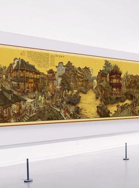 十旧字绣南乡梦图023新款绣客厅现代大幅简单刺绣2手工非线01157