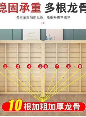 全实简木折叠单人床BFY家用儿易木午板床成人办公室休午睡出租屋