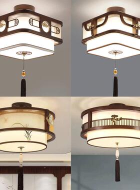 仿中式过道灯走廊27529灯关灯实木中玄式古吸顶灯le小d阳台灯具中