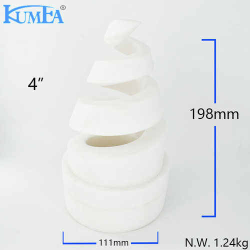 白色塑料螺旋喷头加底座多规格
