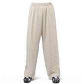 晨极练服 演服功夫裤 高档武当灯笼太服高档亚功麻太极裤 武术练表裤