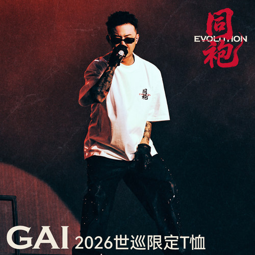 GAI 2026世界巡回演唱会 同袍 限定T恤