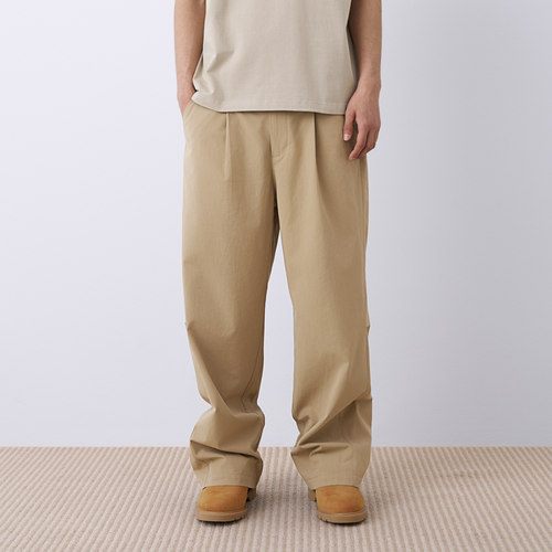 RealG2026春夏新款设计师工装经典弯刀长裤舒适挺阔百搭四季男女