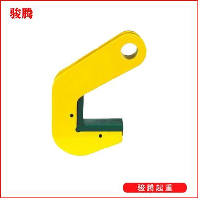 Q1吨双吊钩钢管专吊用钩钢QS板水平吊起重钳双板钢S起板重钳竖吊