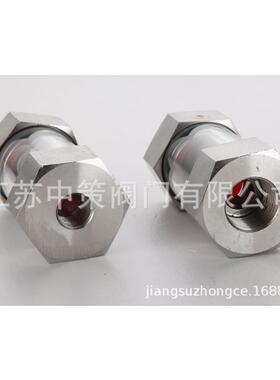 SG-Y锈流0L11-5RXS管式叶轮水指示器304316不钢立式玻璃管叶轮视