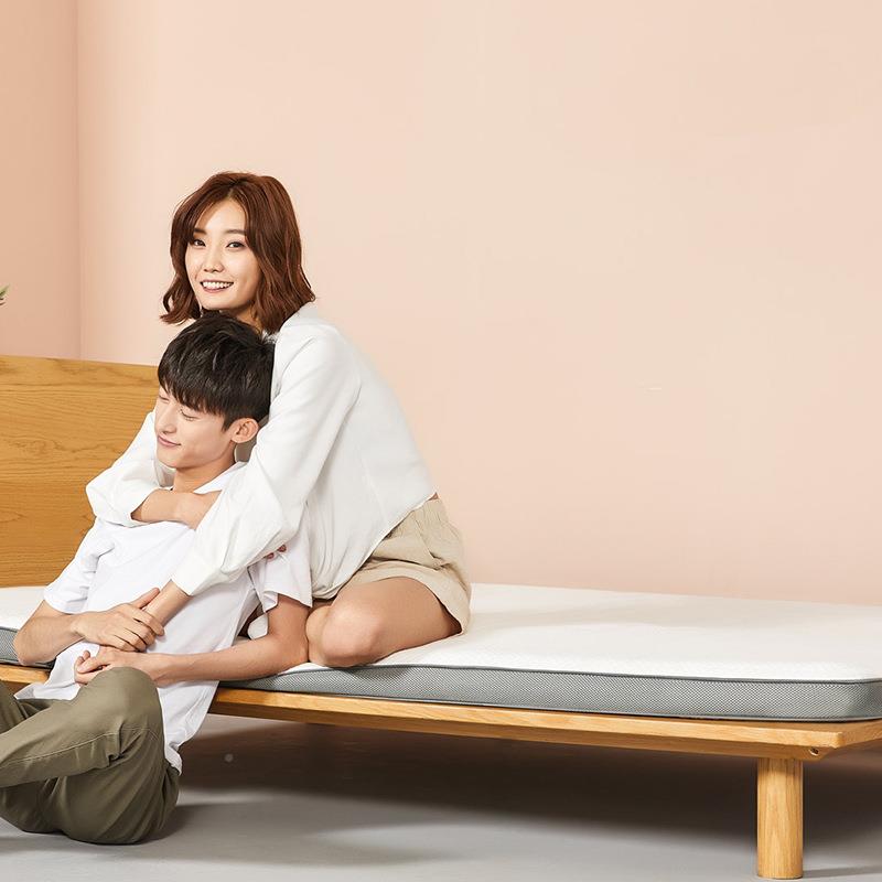 褥有品8乳H胶床垫软垫家用宿舍学生单人加专厚垫床小米8H乳垫子租