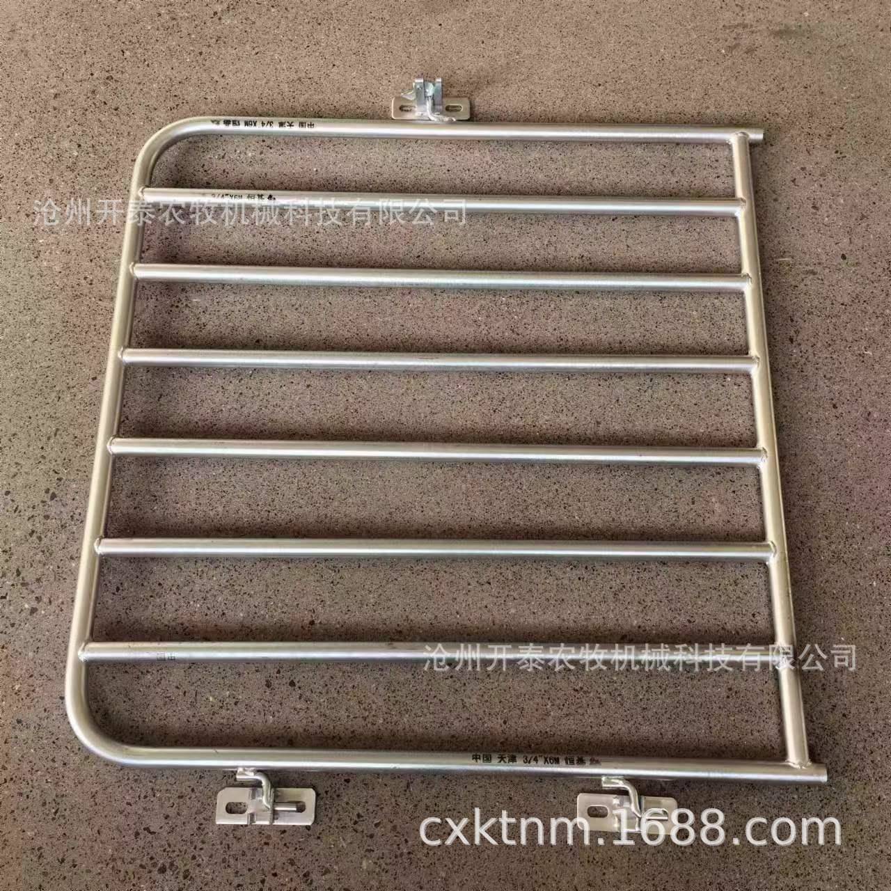 砖砌猪栏门猪圈母门栓热镀锌钢管PJS限位栏床猪产舍保育栏门猪门