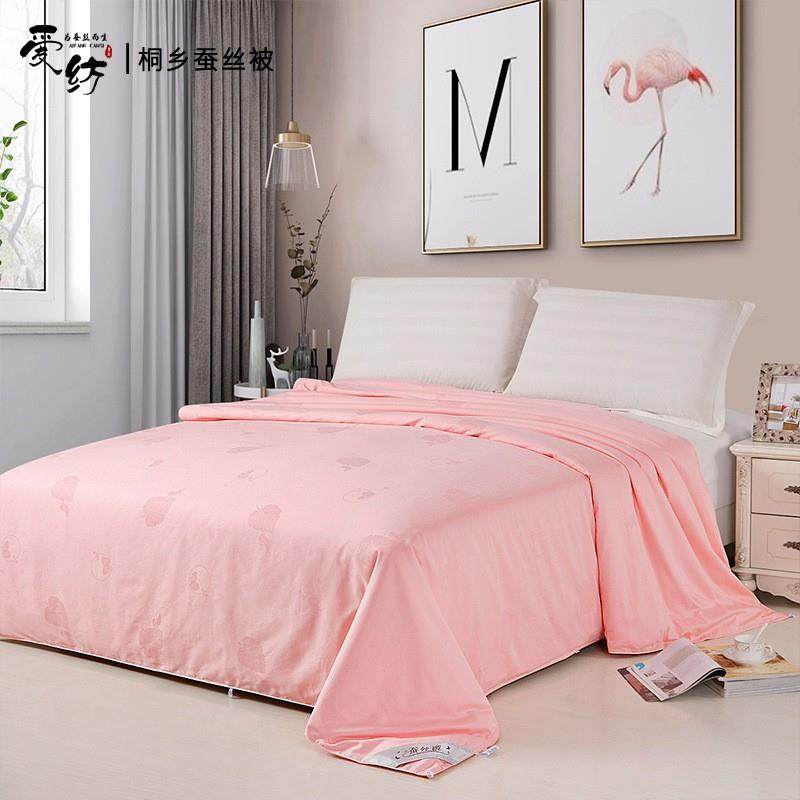 s0001乡蚕丝春秋二合一纯棉子母榨蚕丝被桐芯被春被季纯柞蚕丝被