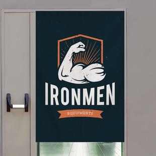 健身房门帘更室衣换衣85f67055帘间女淋浴室隔断男更衣室半帘厕所