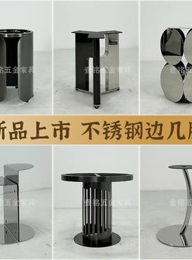 边几脚架大理石几支撑架意式轻奢几岩板沙ZED发角几边支架腿边桌