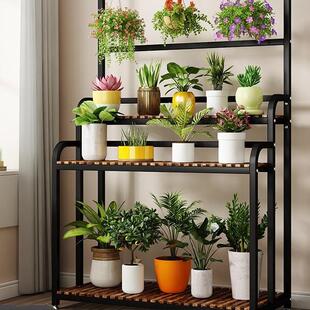 花层架置物阳台内PHN吊兰客厅多架铁艺实木绿萝架子落室地阳台花