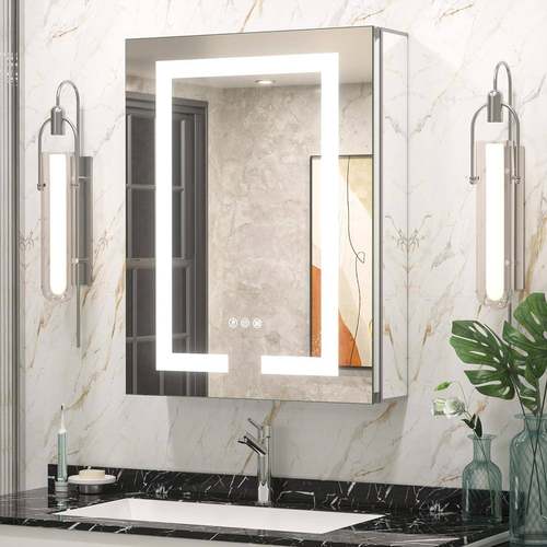 镜柜酒店工程穿带浴室卫生间挂墙通顶储物镜衣152镜柜智能化妆防