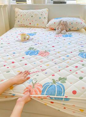 2025款棉亲20250108肤棉印花卡通夹床笠用床套品床垫保护罩防尘家