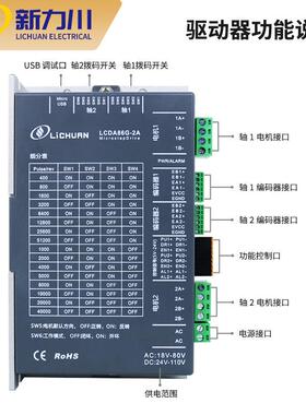 86步进电机装L套CD86AG-电2A两相闭环步进机1个驱动器带2346个电