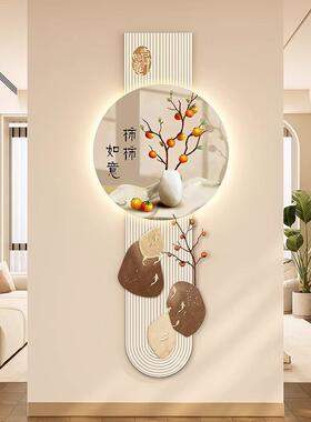 关2NFB壁02画5新款入玄户正对门寓意好装饰画LED发光画客厅过道挂