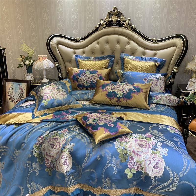 欧式奢华宫廷风棉四件套十件高档别墅z5iKY45y套1婚庆新房.8床上
