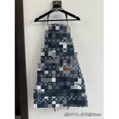 围裙房烹绘画厨创意防水高挂定脖围裙厨Q354房餐饮匠工通用饪围裙