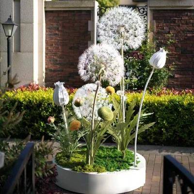 大蒲公观灯户外防户外蒲公水草化坪灯文英旅灯露营风装饰灯园林亮