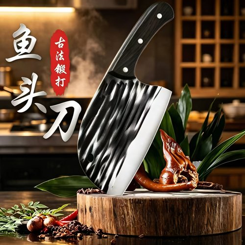 龙泉菜刀家用商用斩切两用刀商用