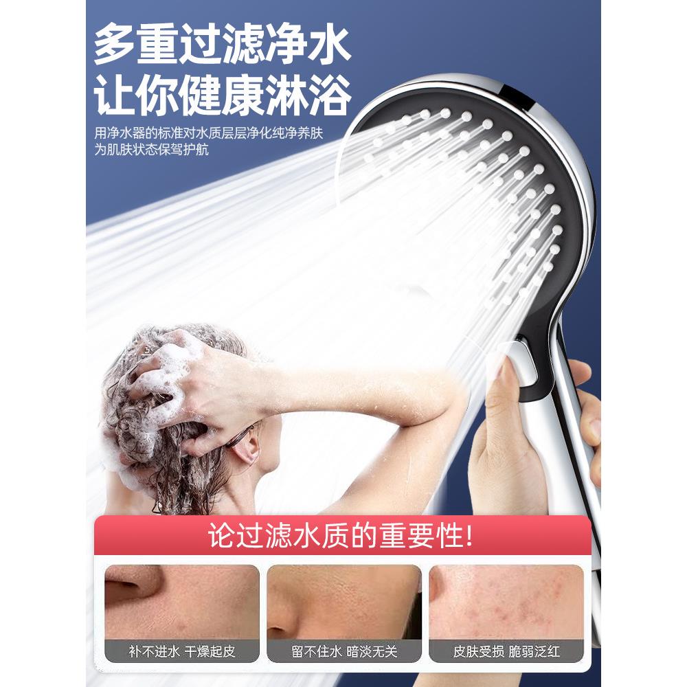 德国淋浴过滤器家用热水器前水龙头净水器浴室水龙头淋浴净化核心