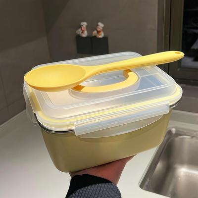 304不锈钢可微波炉加热饭盒食品级保温便当盒上班族带饭学生便携