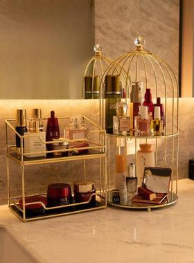 日本Jsmc无障碍高档化妆品储物架卧室浴室浴室梳妆台鸟笼护肤品储