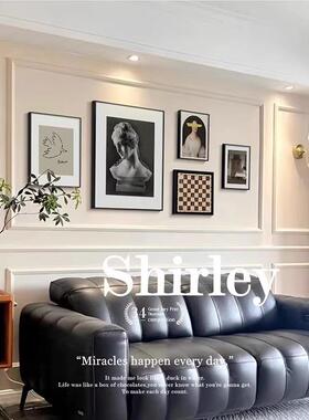 美式装饰画客厅轻奢FM730010小众艺景术高级感组合画古式法沙发背