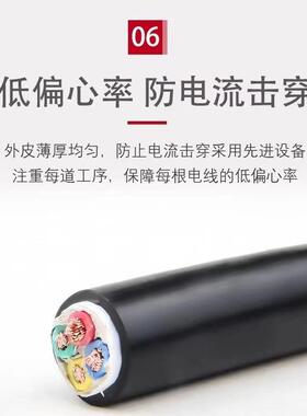 Z氧R-家R电VV无819铜电线2芯3芯0.51.52.5平方控制源信号线用电线