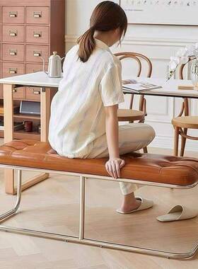 鞋换凳卧室床尾凳沙发凳家用软餐椅凳包子衣帽间卫古生间复15463