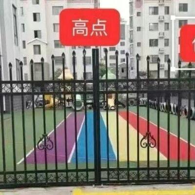 围374墙家栏杆篱围栏厚锌钢栅笆栏用庭院栅栏农村加围栏铁艺院子