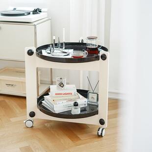 伊登无品牌/创意客厅茶型几n现代简约家用小户网红推车i奶油风沙s