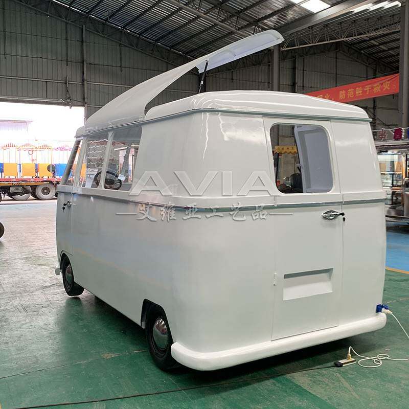 复古大T1众移动餐车多功能品782奶茶车咖啡冰车淇淋营地车房网红