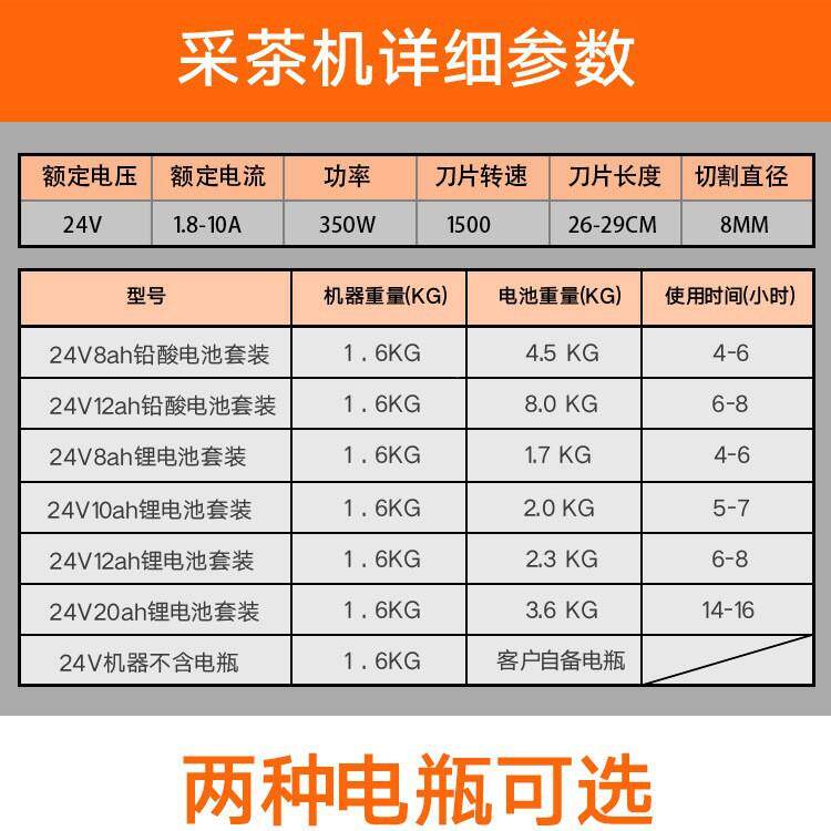 刷电动采茶机单人携式电小型迷你修剪机41099充式绿篱便机茶叶采