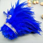 大羽量现货应供4 6英寸白尖鸡BZS毛diy工饰品装 饰尖鸡手毛彩色毛