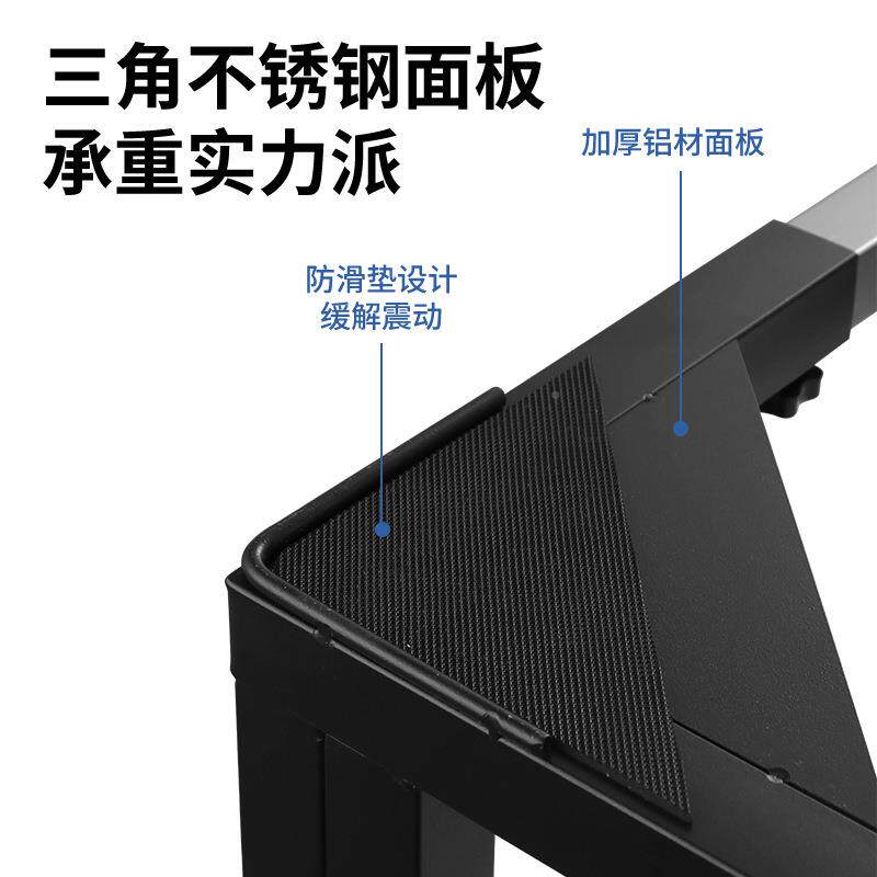 不锈钢架洗衣机底座加高滚筒支波轮通箱用托架冰架置支HBX-001物