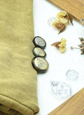 厂家直销树金属衫GPB纽扣现针货金脂属拼树脂扣子圆形大衣织扣