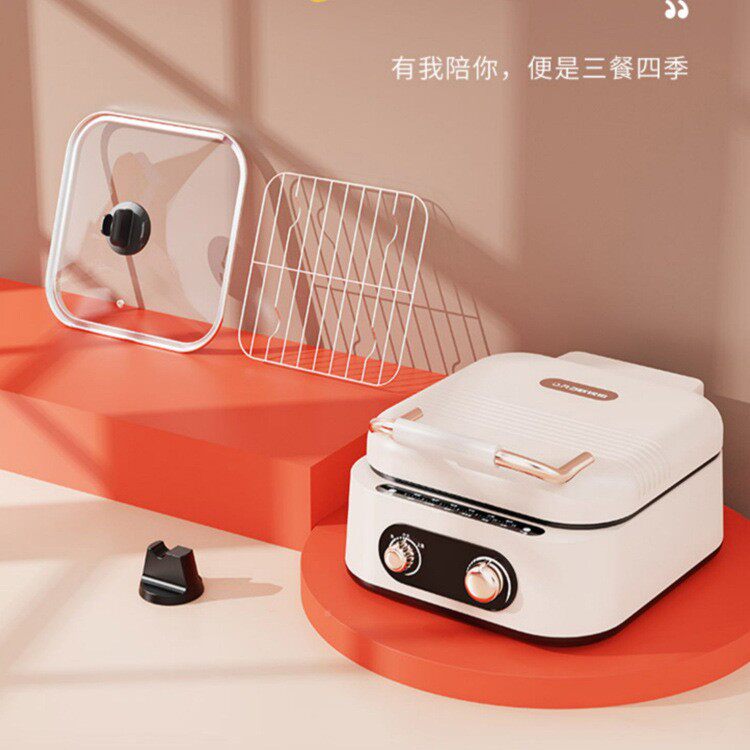 涮欧锐时铂488佳-尚料理锅ORB-713怡多功能料理锅煎烤多用锅礼品