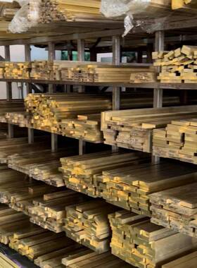 厂家黄铜地板5H9接铜条易DYG车削工铜材料装饰黄铜排H62黄铜加板