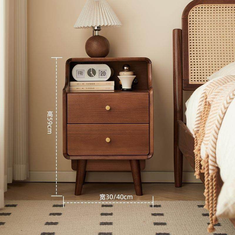 边实木卧XQL室床床柜小型柜现代家用头小柜子储物柜收纳床边置物